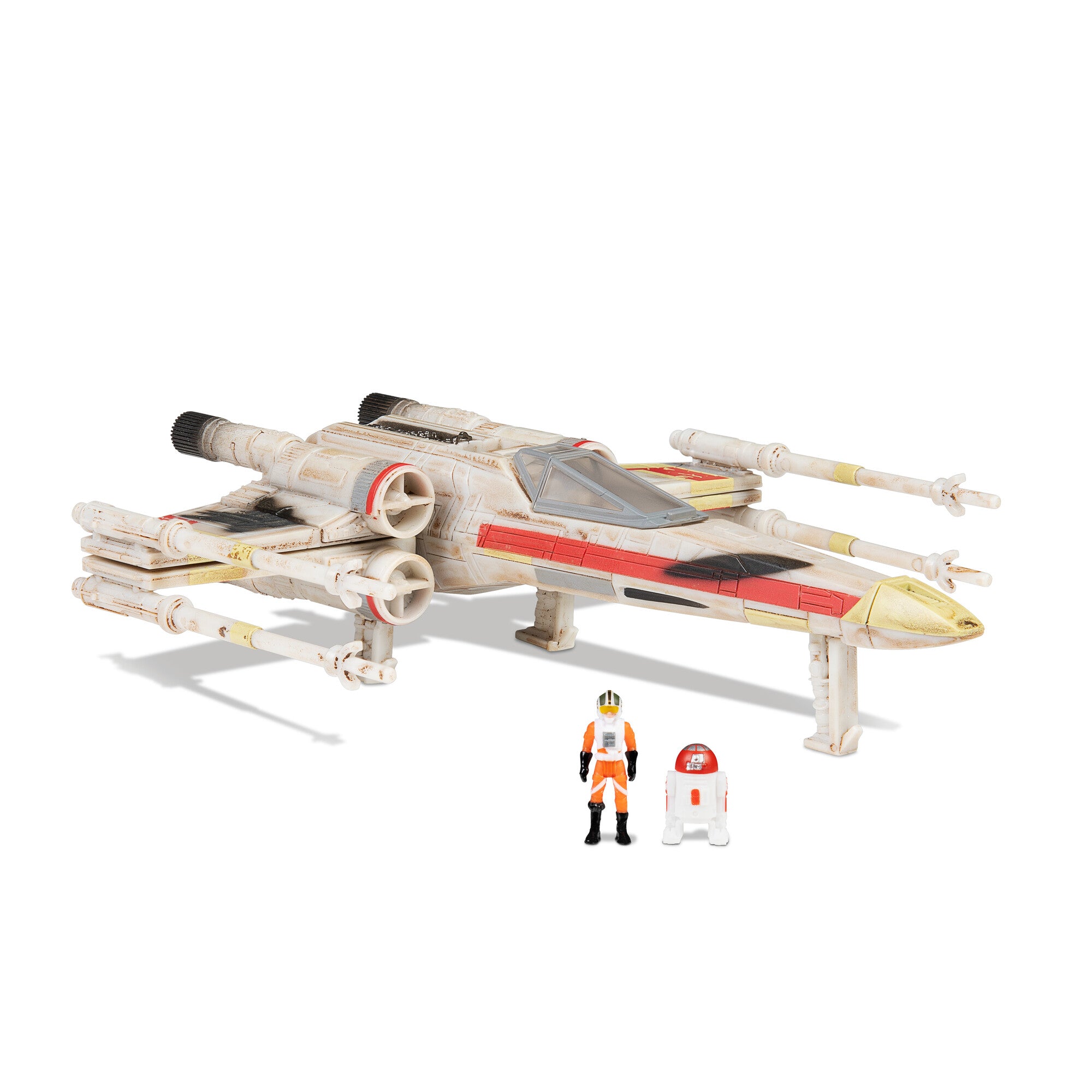 Star Wast Micro Galaxy Wedge Antilles' X-wing (Damaged) (Rare) | Jazwares Star Wast Micro Galaxy Wedge Antilles' X-wing (Damaged) (Rare) | Jazwares
