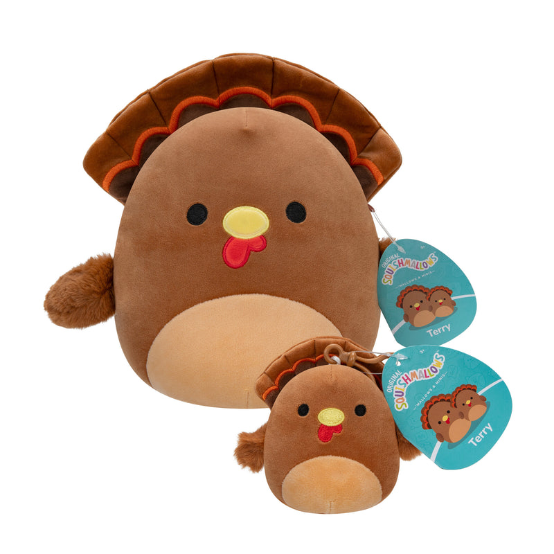 8-Inch and 3.5-Inch Terry the Turkey 2-Pack