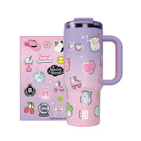Squishmallows Sticker Bomb Tumbler with Straw - 6