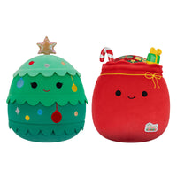 Squishmallows Select Series Christmas Tree and Gift Sack Bundle Image
