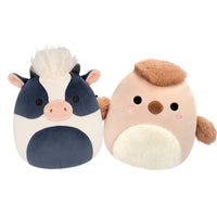 8-Inch Cow and Cockatoo Bundle Image
