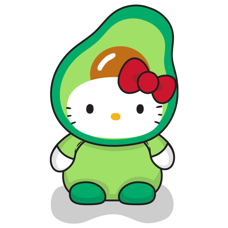 ☆Hello☆　ホールド品 BumBumz Hello Kitty Avocado FruitBumz Plush | Jazwares