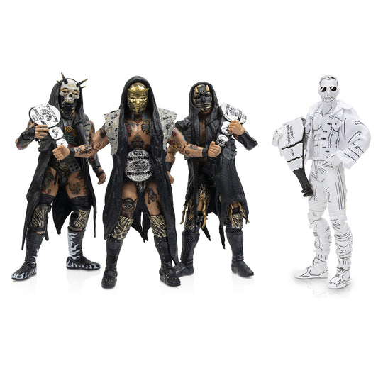 AEW Unrivaled House of Black 3-Pack & Orange Cassidy Figure Bundle