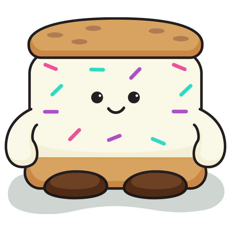 BumBumz Rocky Road Ice Cream Sandwich Christopher | SugarBumz