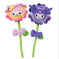 Hello Kitty and Friends 14-Inch Plush Flower 2-Pack - My Melody & Kuromi - 1