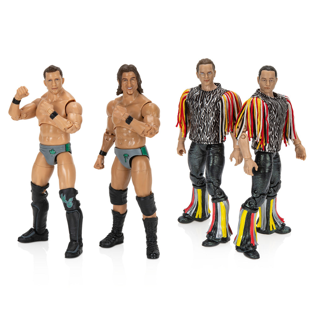 Ring of Honor Adam Cole and Kyle O’Reilly &amp; Young Bucks Figure Bundle - 1