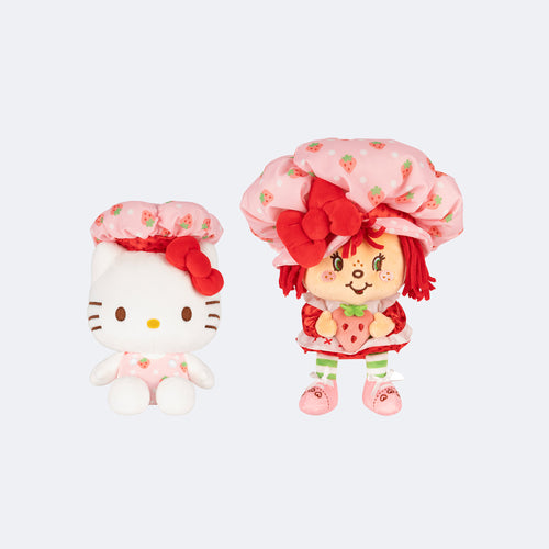 Hello Kitty and Friends 8-Inch Strawberry Shortcake x Hello Kitty Plush 2-Pack Image