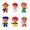 Blippi Mini Heroes - 6 Pack Blind Figures - 1