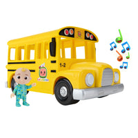CoComelon Yellow JJ School Bus with Sound - 0