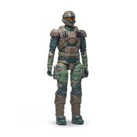Halo Action Figure - UNSC Marine and Hydra Launcher - 3